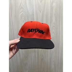 Rayovac Batteries Construction Farm Advertising Baseball Hat Cap Strapback Red